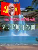 Bài 16  hậu phương những năm sau chiến dịch biên giới   lịch sử 5 