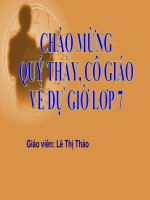 TIẾT 28  bài 7  TRÌNH bày và IN TRANG TÍNH (t2) 