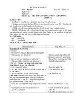 Kế hoạch bài dạy đạo đức lớp 4 tuần 23  GIỮ gìn các CÔNG TRÌNH CÔNG CỘNG 