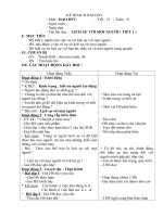 Kế hoạch bài dạy đạo đức lớp 4 tuần 21 