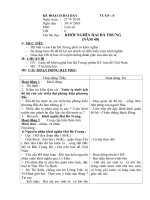 Giáo án môn lịch sử lớp 4 tuần 6  