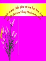 Bài 1  tự chăm sóc, rèn luyện thân thể 4 