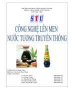 Công nghệ lên men nước tương truyền thống