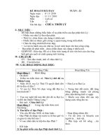 Giáo án môn lịch sử lớp 4 tuần 12 