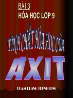 bài 3 tính chất hóa học của axit 