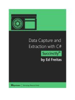 Data capture and extraction with C sharp succinctly