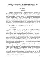 PHÁT HUY TÍNH TÍCH cực HOẠT ĐỘNG CHO TRẺ 5 6 tuổi THÔNG QUA TRÒ CHƠI ĐÓNG VAI THEO CHỦ đề 