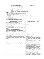 Kế hoạch bài dạy môn khoa học lớp 4 tuần 14 (2) 