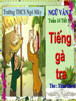 Bài tiếng gà trưa thơ xuân quỳnh NGỮ văn 7 