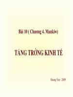 Tài liệu môn kinh tế vĩ mô unit 7 tang truong VN 