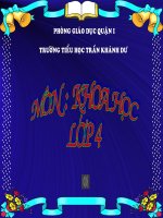 Khoa học 4 bài 13 phòng bệnh béo phì 