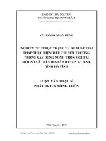 Nghiên cứu sử dụng nguồn thức ăn tại chỗ trong chăn nuôi gà H’Mông tại huyện Đồng Văn, tỉnh Hà Giang