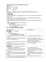 Giáo án môn lịch sử lớp 4 tuần 28 