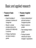 Research methods for business students  summary