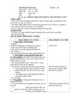 Kế hoạch bài dạy môn khoa học lớp 4 tuần 16 (2) 