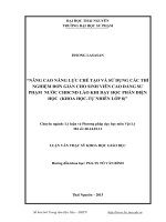 Nâng cao năng lực chế tạo và sử dụng các thí nghiệm đơn giản cho sinh viên cao đẳng sư phạm nước cộng hòa dân chủ nhân dân lào khi dạy học phần điện học (khoa học   tự nhiên lớp 8) 