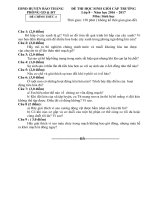 De thi HSG mon sinh hoc 8 cap huyen