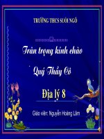 bài 7 môi trường nhiệt đới gió mùa 