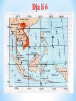 Bài 4  phương hướng trên bản đồ  kinh độ, vĩ độ và tọa độ địa lí 