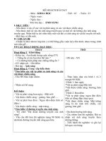 Giáo án môn khoa học lớp 4 tiết 45 