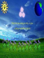 ôn tập về các vận động của trái đất 