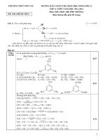 DAP AN DE THI HSG HOA 11 THPT SON TAY 2012