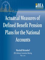 advisory committee presentation on pensions of May 7 2012