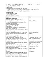 Kế hoạch bài dạy môn khoa học lớp 4 tuần 11 