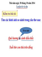 So  sánh  dấu chấm LTVC lớp 3 số 8 