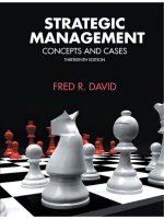 Strategic management 13e fred david