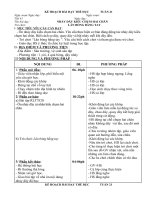 Kế hoạch bài dạy môn thể dục lớp 4 từ tuần 21 30 