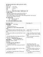 Giáo án môn lịch sử lớp 4 tuần 22 