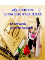 tiết 25 quy đồng mẫu nhiều phân thức đại số 