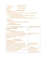 Kế hoạch bài dạy môn khoa học lớp 4 học kì 2 