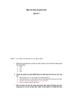 Trắc nghiệm ôn tập môn kinh tế phát triển (1) 