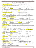 ĐÁP án 200 câu TRẮC NGHIỆM lý THUYẾT CACBON SILIC