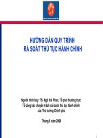 Hướng Dẫn Quy Trình Rà Soát Thủ Tục Hành Chính