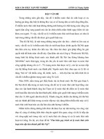 Báo cáo thực tập Hệ thống xử lý nước thải tại trạm Trúc Bạch