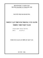 NHÂN VẬT TRẺ EM TRONG VĂN XUÔI THIẾU NHI VIỆT NAM
