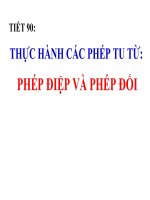 Tuần 31  thực hành các phép tu từ phép điệp và phép đối  