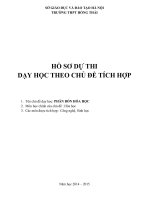 giáo án tích hợp liên môn hóa học 11  bài 12 phân bón hóa học 