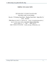 giáo án tích hợp liên môn môi TRƯỜNG và sự PHÁT TRIỂN bền VỮNG (địa lí 10 – BAN cơ bản) 