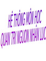 Bài Giảng Hê Thông Môn Học Quản Trị Nguồn Nhân Luc