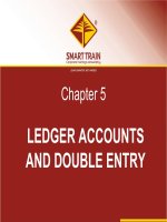 BÀI GIẢNG kế TOÁN QUỐC tế chapter 5   ledger accounts and double entry 