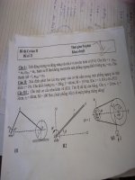 TỔNG hợp   đề thi cơ học II   đại học bách khoa đà nẵng