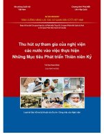 Thu hút sự tham gia của nghị viện vào việc thực hiện các mục tiêu phát triển thiên niên kỷ (MDGS)