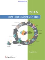 Tài liệu cơ bản bắt đầu học bim