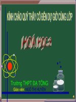 Điều chế oxi - phản ứng phân hủy