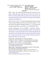 Đề thi và đáp án môn tua bin (trường đh sư phạm kỹ thuật TP HCM)