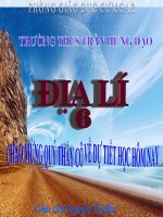 Bài 4  phương hướng trên bản đồ  kinh độ, vĩ độ và tọa độ địa lí 